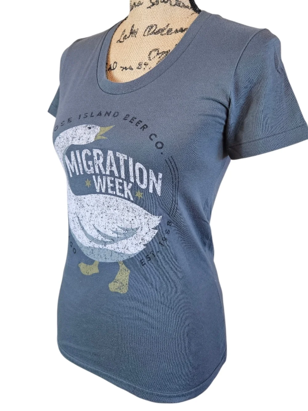 Goose Island "Join The Flock" Graphic Tee - Slate Grey - Picture 3 of 6